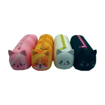 Корица на „Несесер обемен силиконов Cats, 4 цвята, 20х5х6“